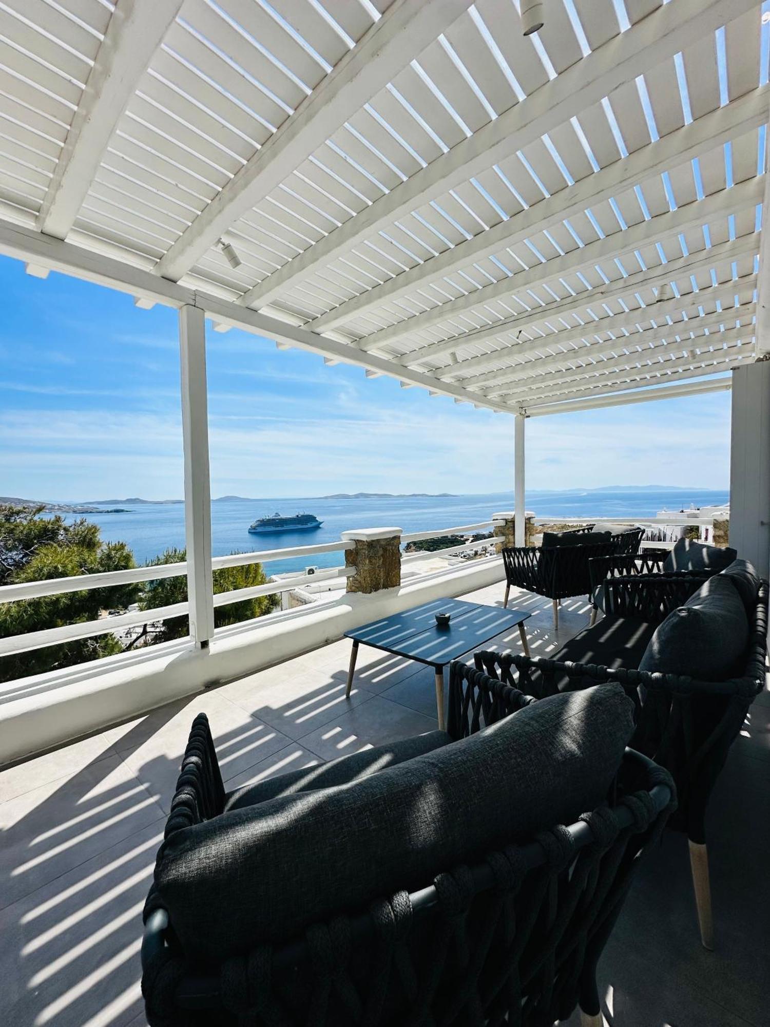 Seaview & Jacuzzi Summer Residence Mykonos Town Exterior foto